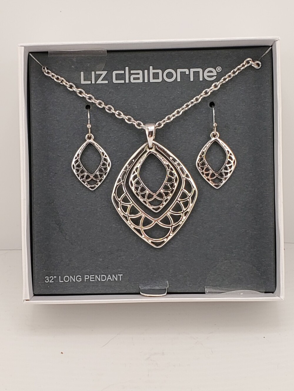 NIB Liz Claiborne Necklace Earring Set